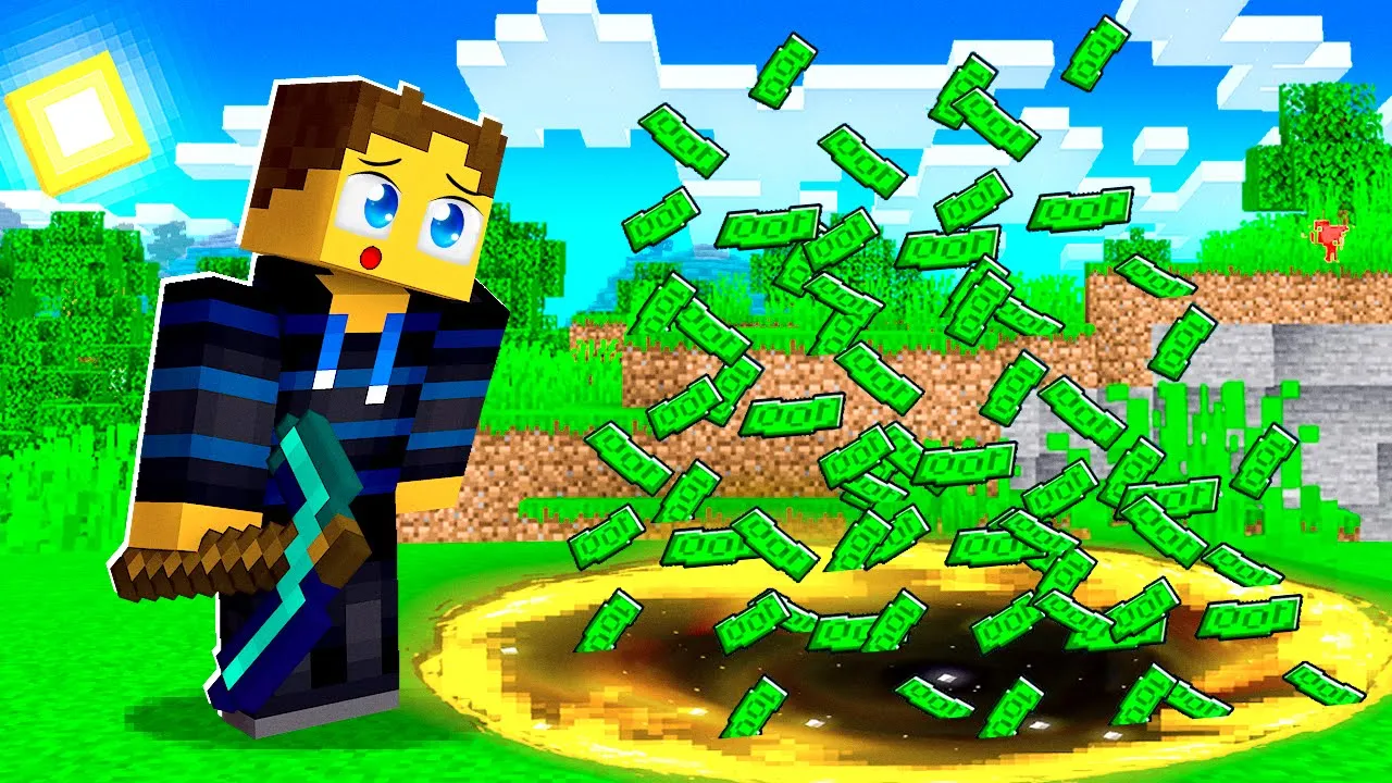 Jeg Finder Den Vildeste PENGE METODE i Minecraft!