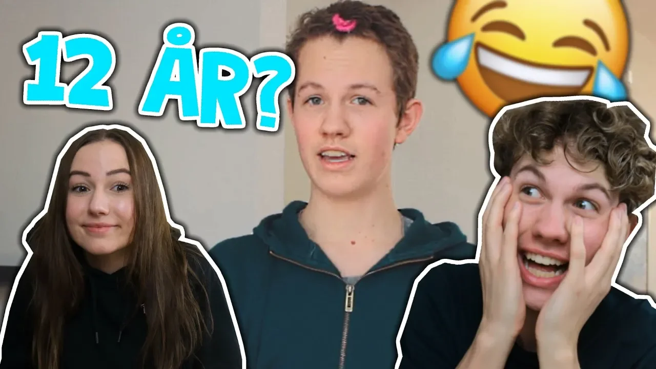 SØSTER GÆTTER MIN ALDER PÅ GAMLE VIDEOER!!