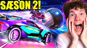 JEG SPILLER ROCKET LEAGUE SÆSON 2 FOR FØRSTE GANG!! - Dansk Rocket League