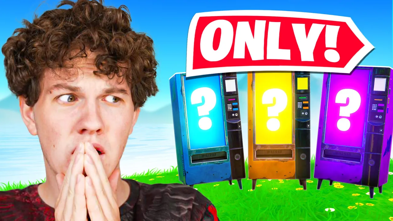 Fortnite "Only Vending Machine" Challenge!