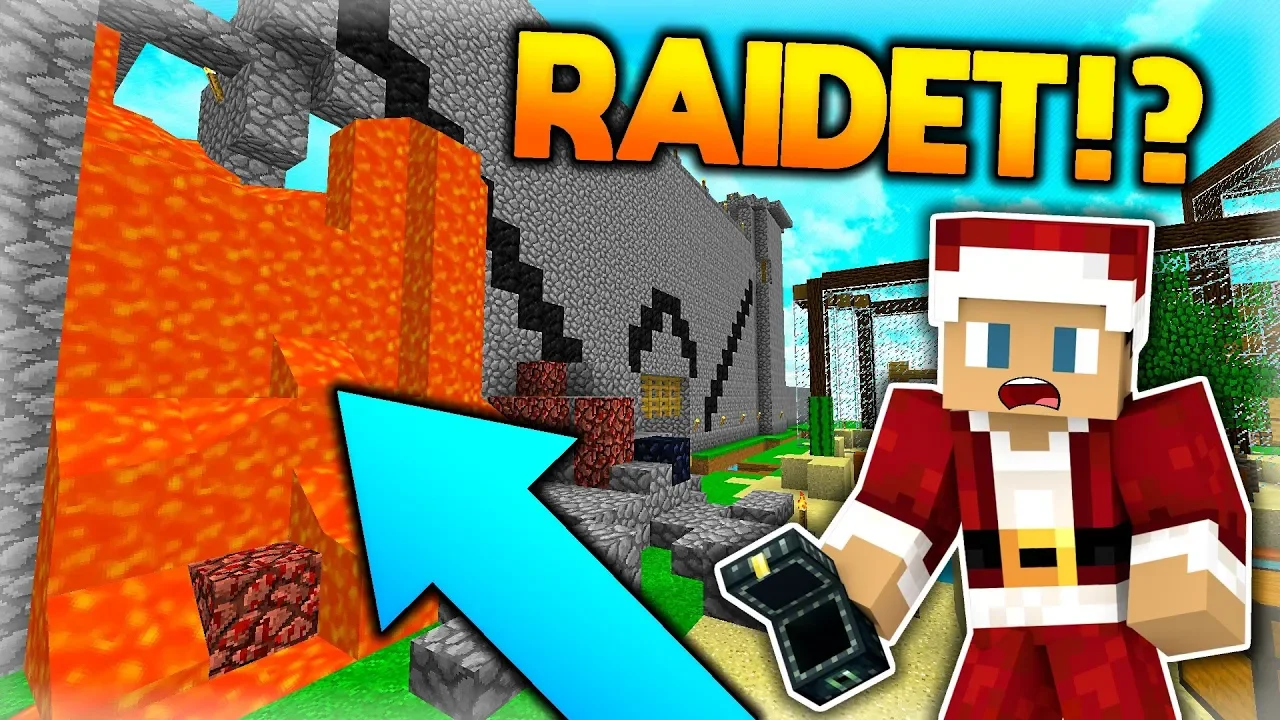 ER VI BLEVET RAIDET!? - Skyblock #9