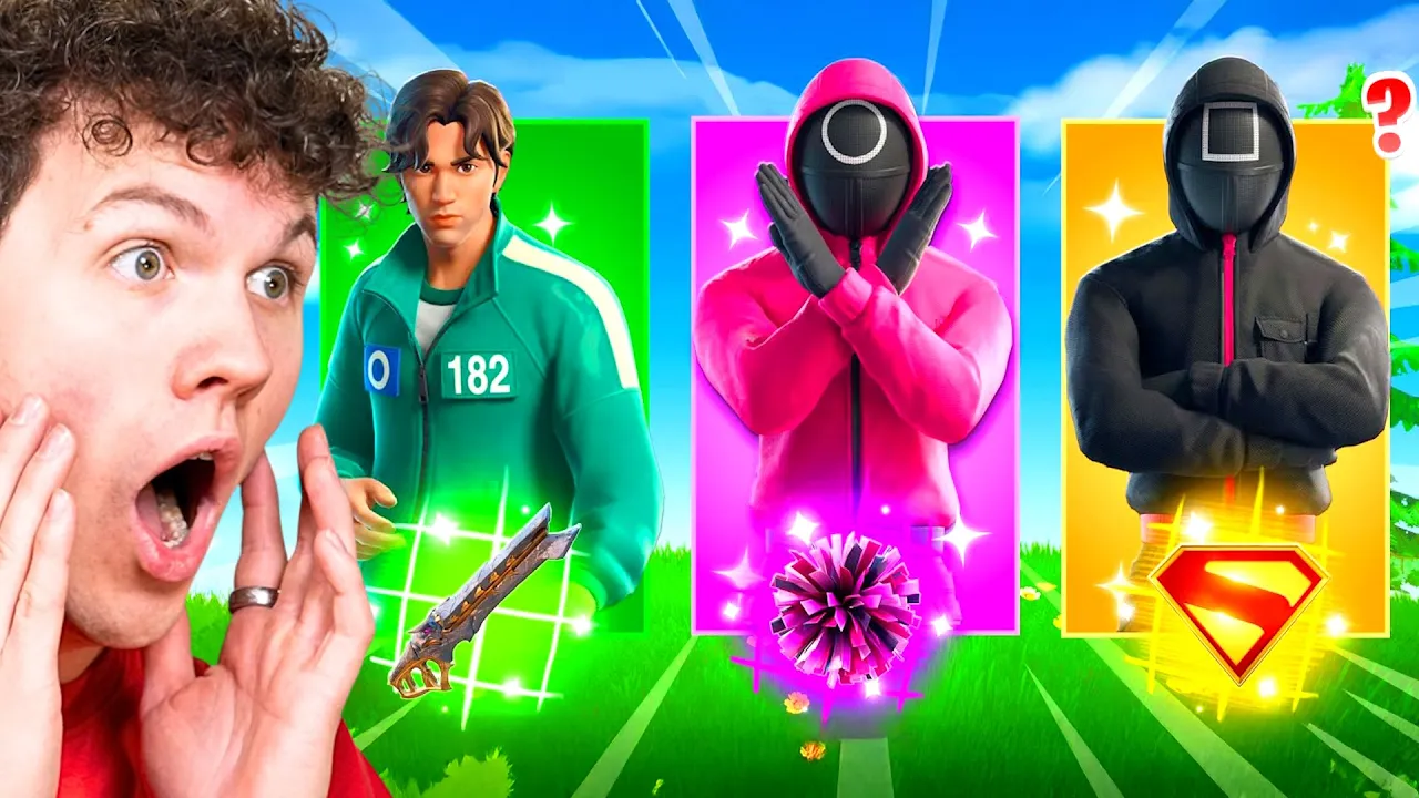 Fortnite Random SQUID GAME BOSS Challenge!