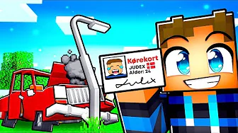 Jeg Tager KØREKORT i Minecraft!