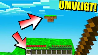 SVÆRESTE "Byg Til Den Anden Side" I MINECRAFT!!