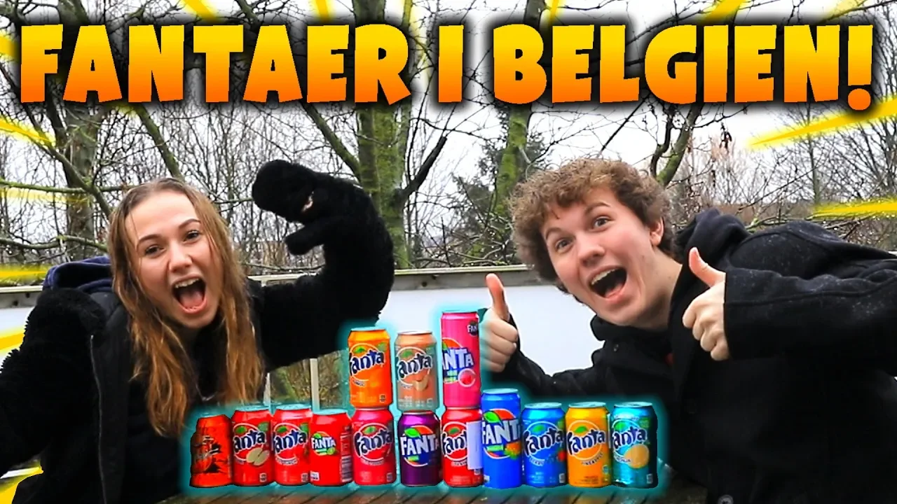 FANTA TASTE-TEST I BELGIEN MED MIN SØSTER!!