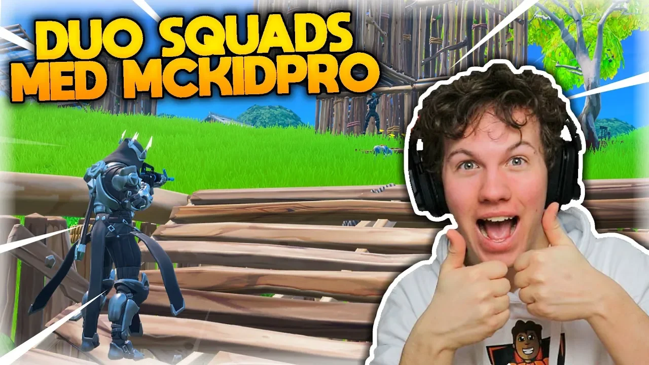 SPILLER DUO SQUADS MED MCKIDPRO!! - Dansk Fortnite