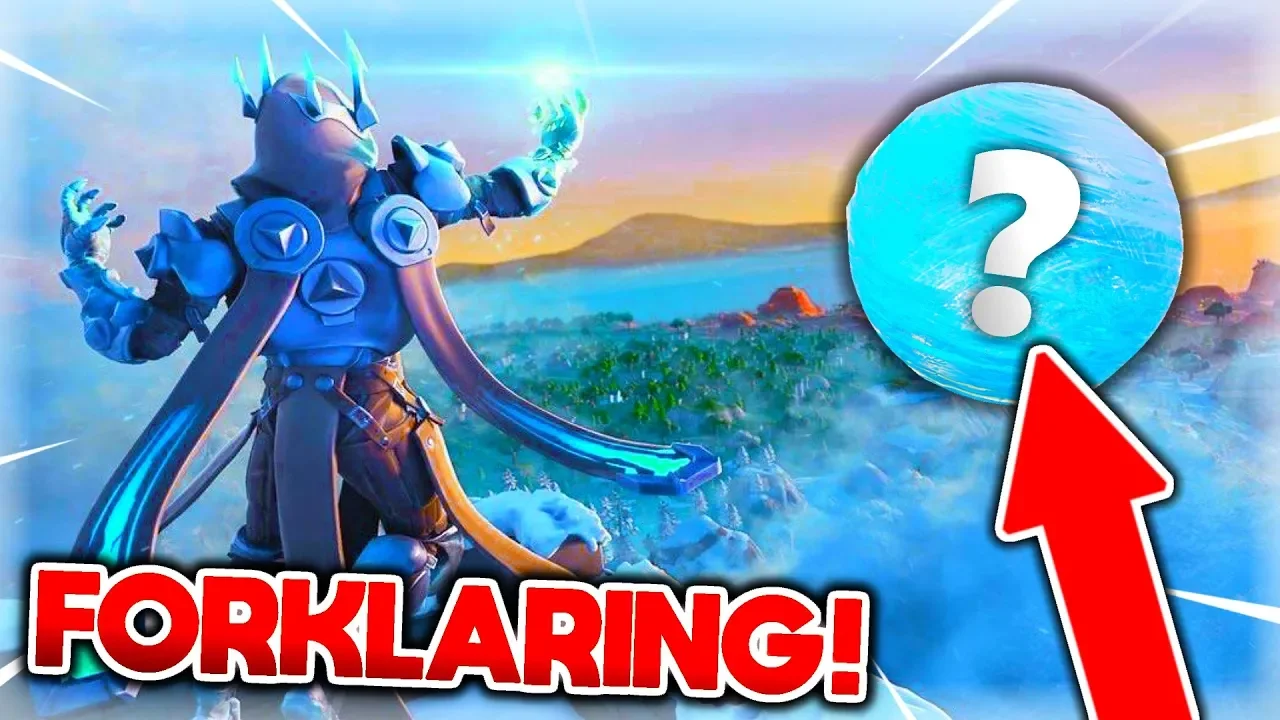 *FORKLARING* IS-KUGLE VED POLAR PEAK!! (IS-STORM ADVARSEL!!) - Dansk Fortnite