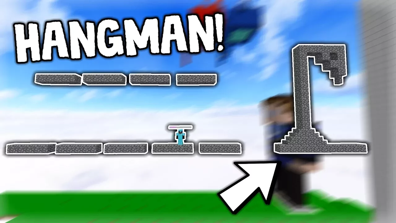 VI SPILLER HANGMAN I MINECRAFT!! - Skyblock #9