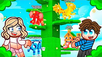 Vi Gror En Kæmpe Beanstalk For Brainrots!