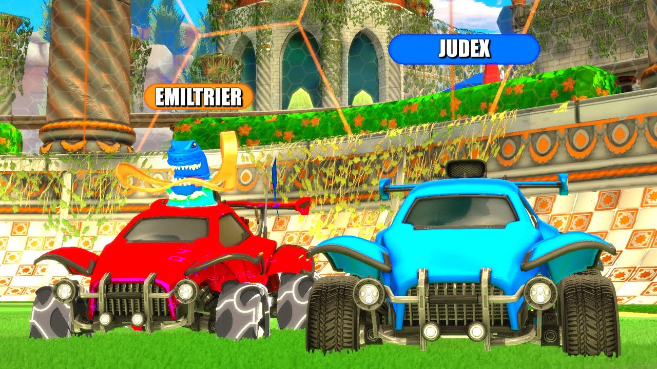 VINDER VILDE CHAMPION GAMES MED EMIL TRIER!! - Dansk Rocket League