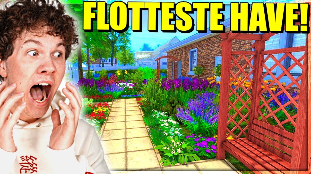 JEG BYGGER DEN FLOTTESTE POOL TIL MIN NYE HAVE!! - Dansk House Flipper
