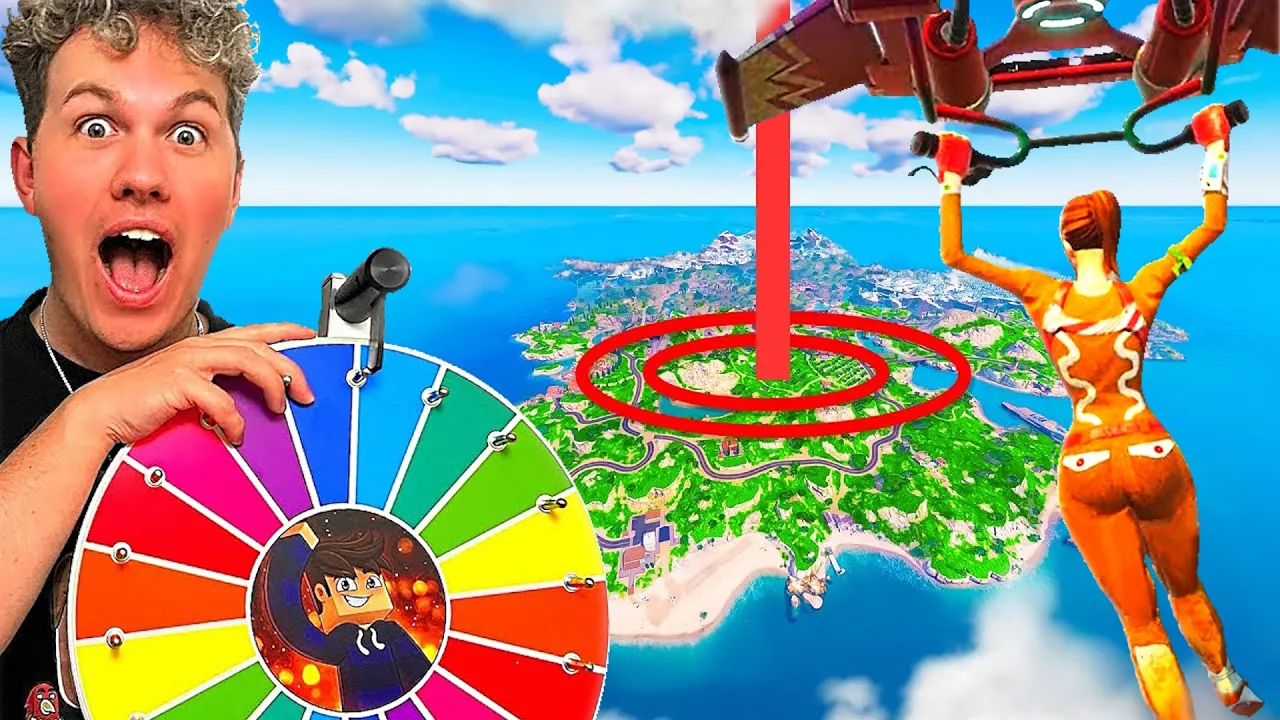 Lykkehjulet Bestemmer Hvor Jeg Lander i Fortnite!