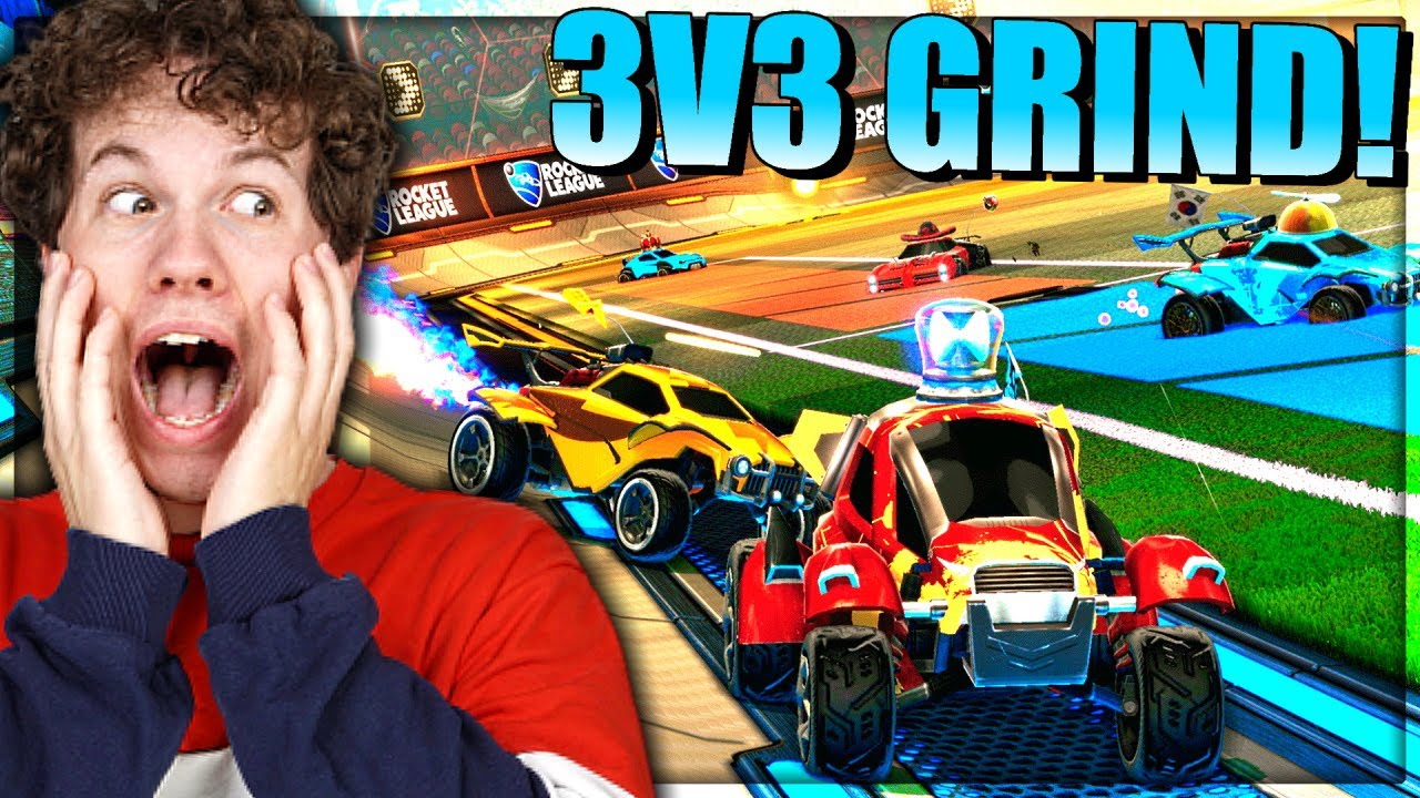 JEG SPILLER VILDE TRYHARD GAMES I 3v3!! - Dansk Rocket League