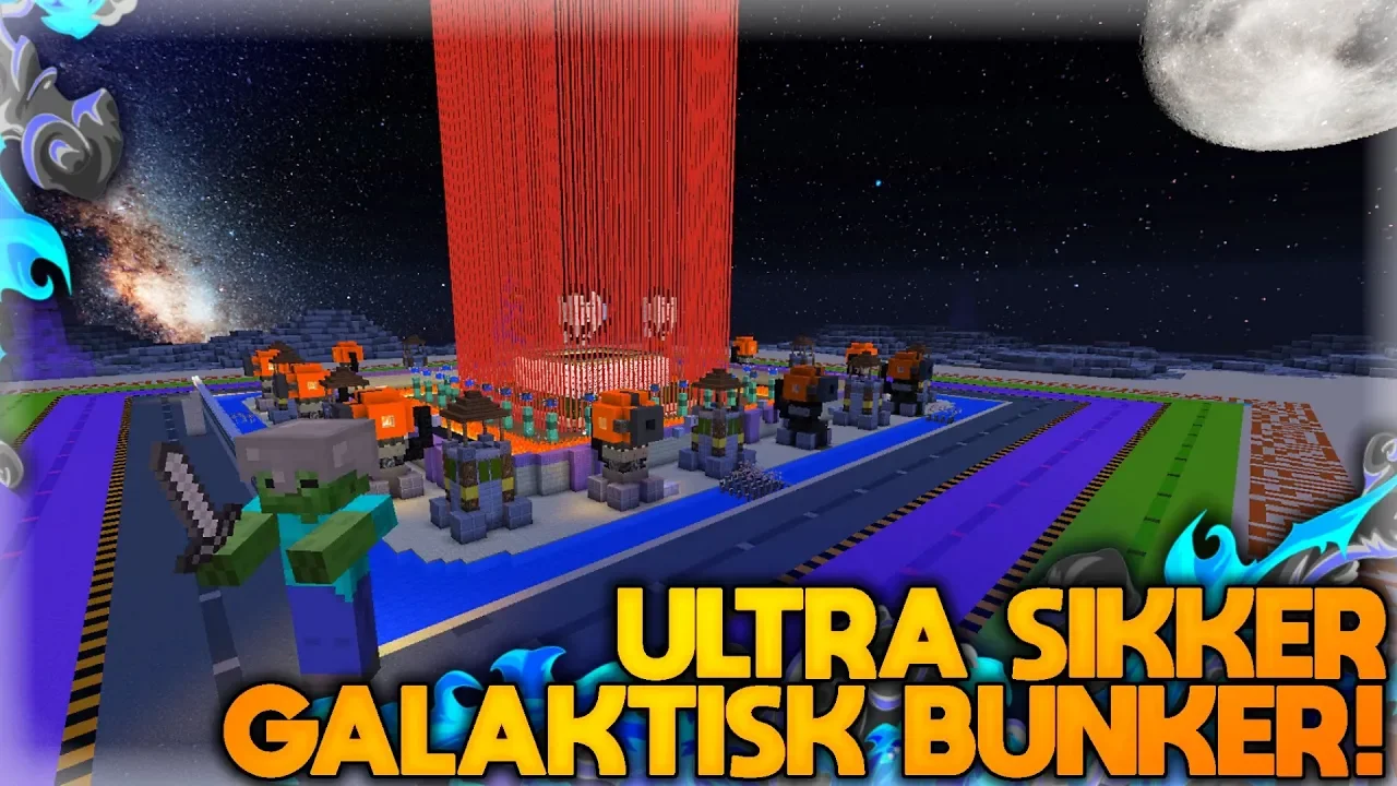 BRYDER IND I DEN SIKRESTE GALAKTISKE BUNKER I MINECRAFT!!