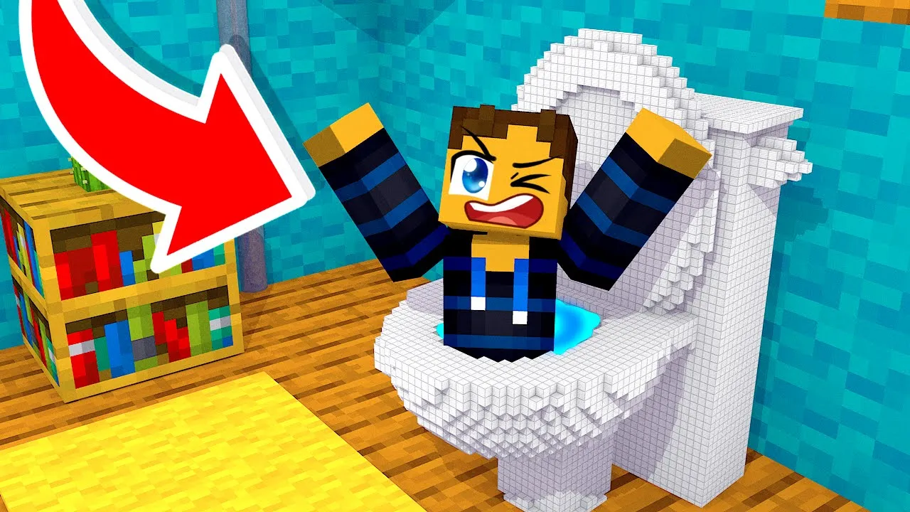 Jeg Lever i et TOILET i Minecraft!