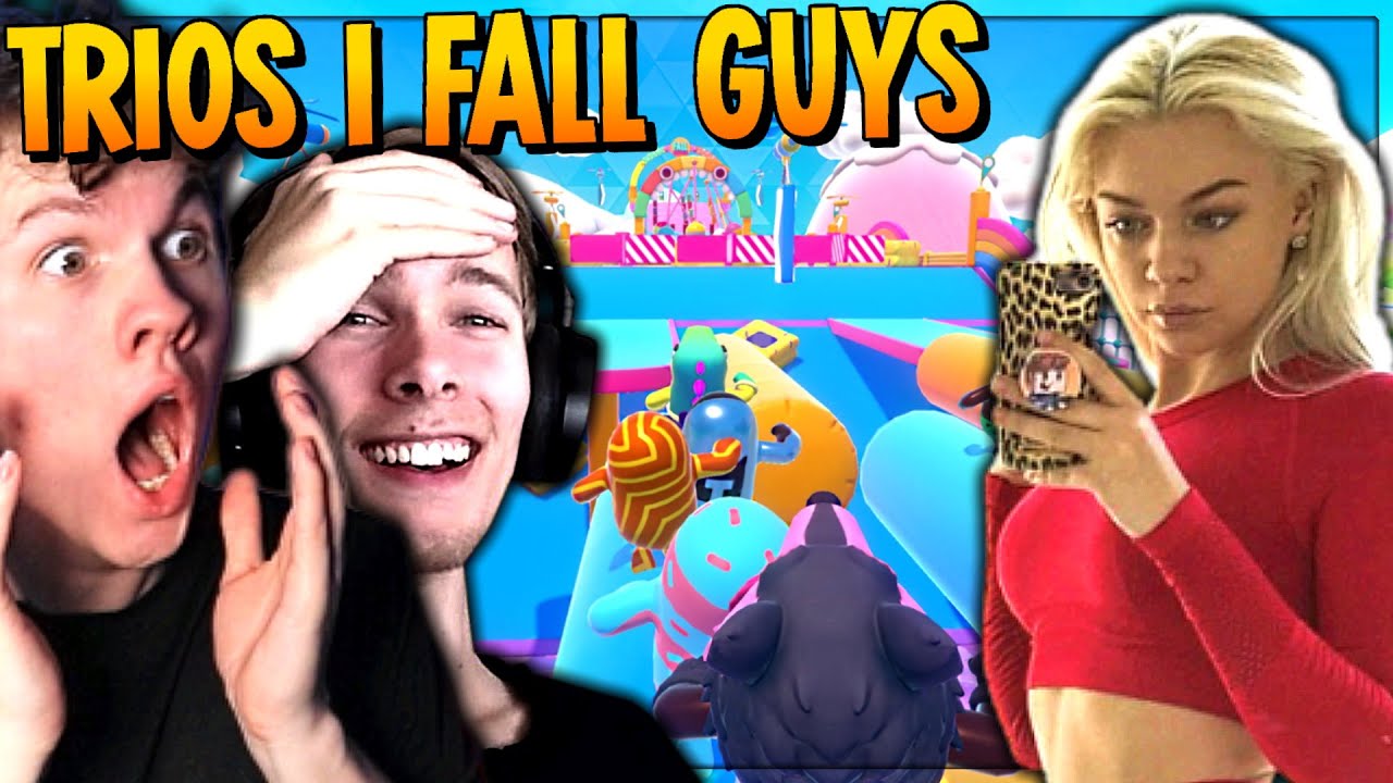 JEG SPILLER FALL GUYS MED MIN KÆRESTE OG PHOXY!! - Dansk Fall Guys