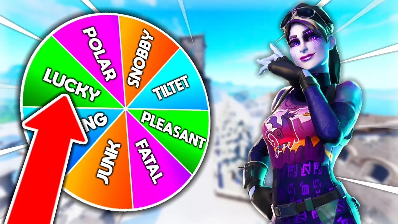 *NYT* SPIN HJULET OM HVOR MAN LANDER!! - Dansk Fortnite