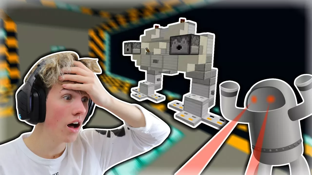 ROBOT-KRIG I MINECRAFT!!