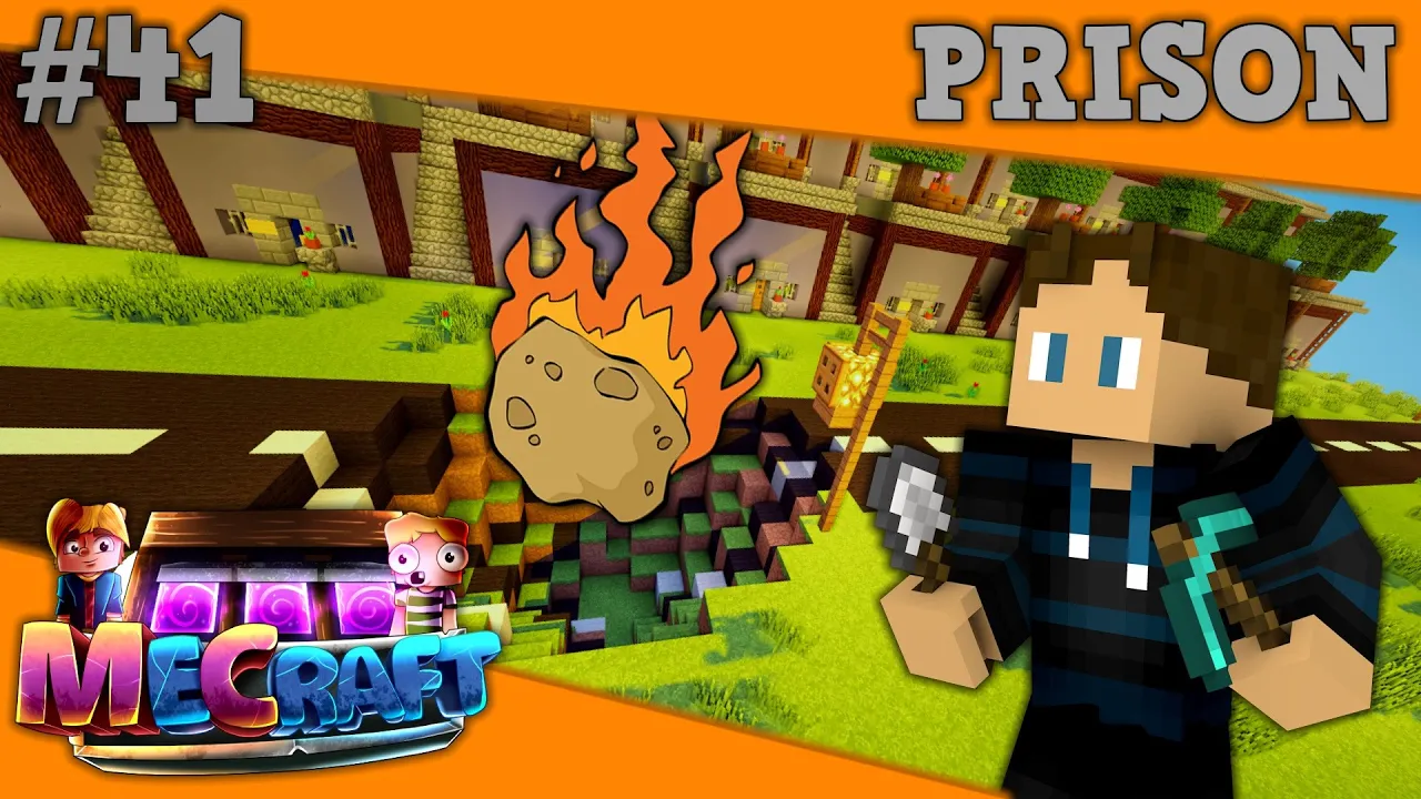 Dansk Minecraft - Prison #41 - KOMET RAMMER FÆNGSLET!