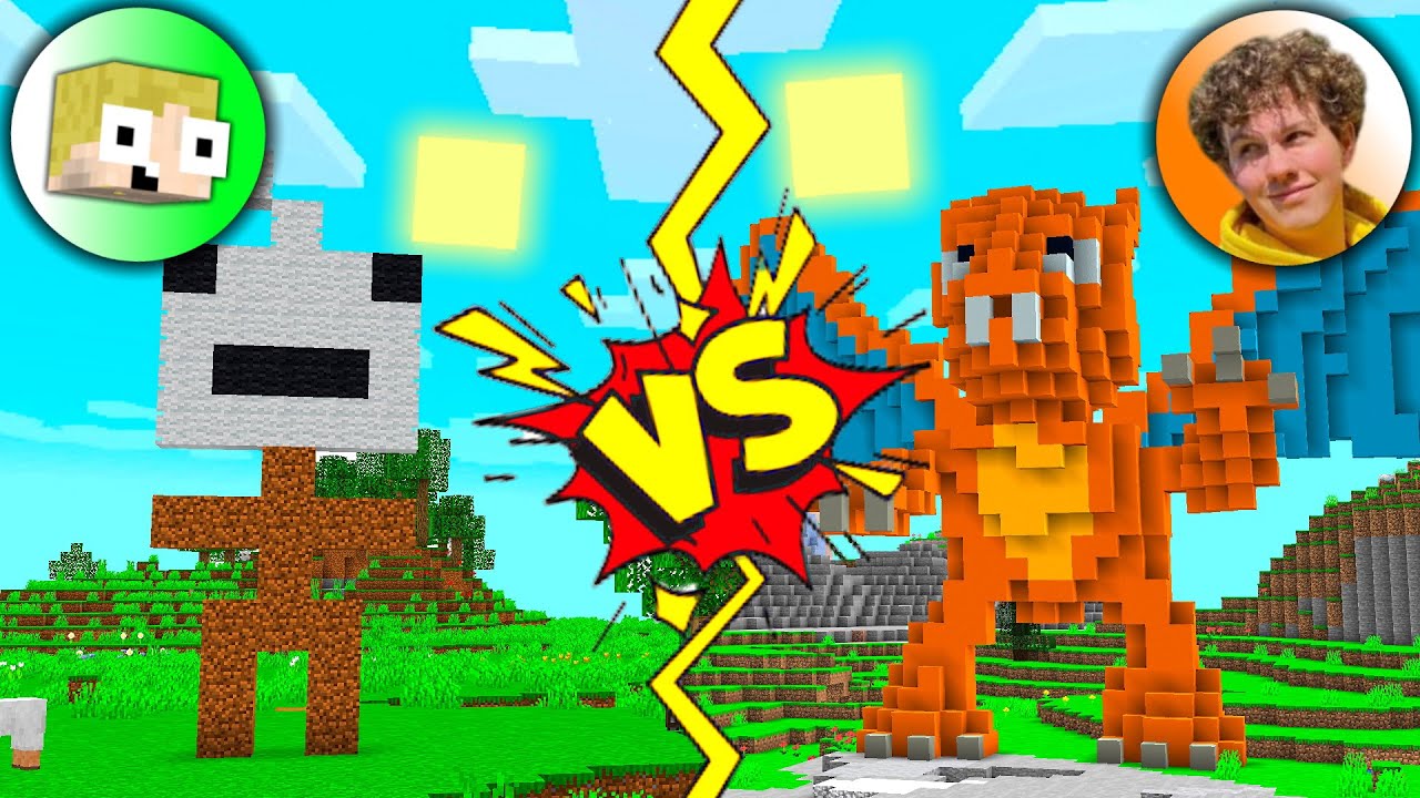 Hvem kan bygge den flotteste Pokemon i Minecraft? (Med TrierGaming)