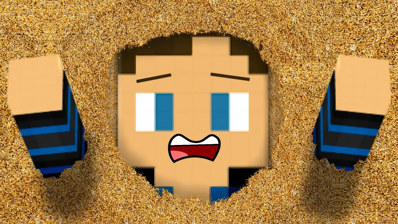 Jeg Bliver BEGRAVET LEVENDE I Sand I Minecraft!