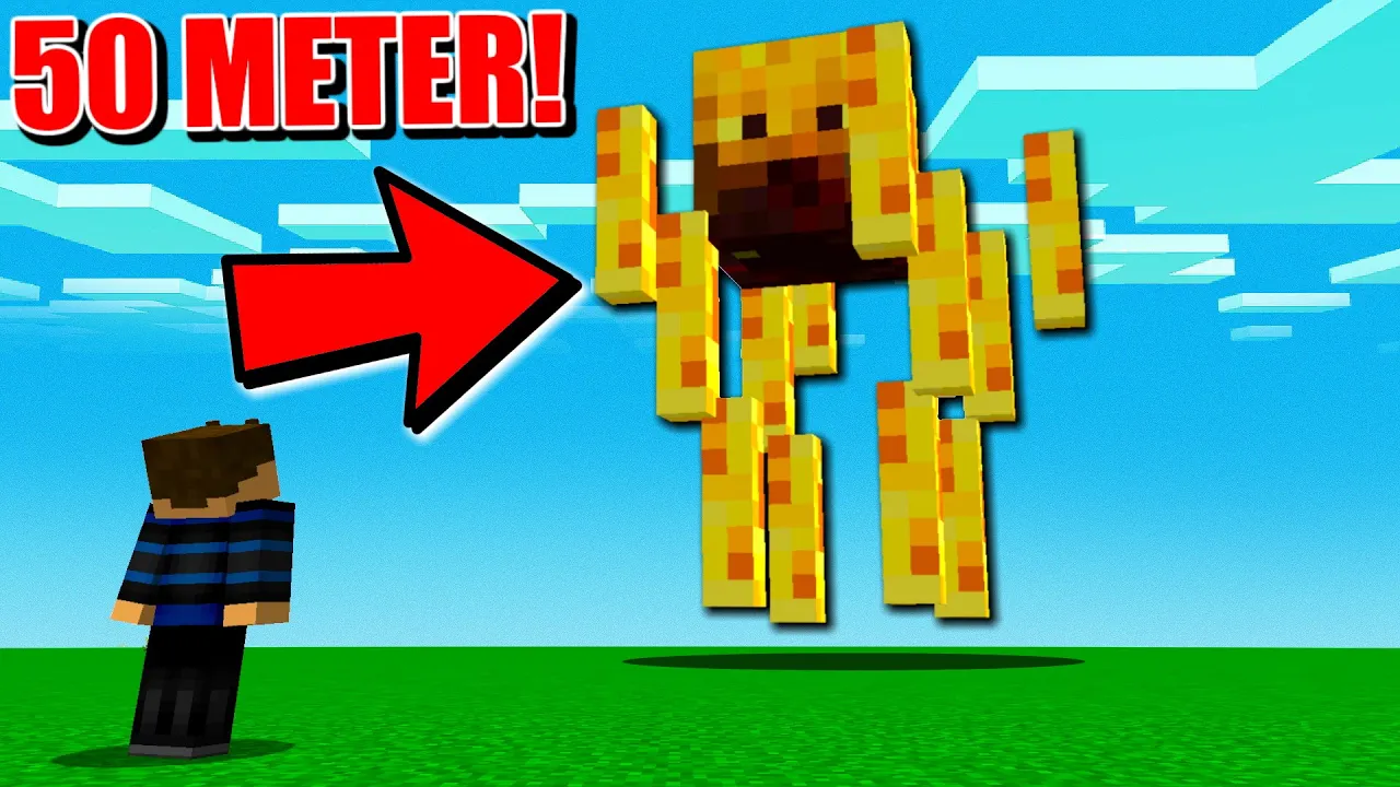 Klarer Minecraft, Men ALLE Mobs Har RANDOM STØRRELSER!