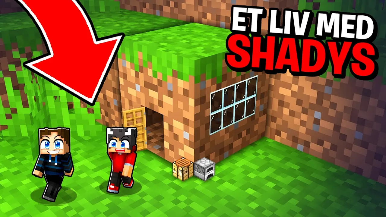 Jeg Flytter ind i en Block med Shadys i Minecraft!
