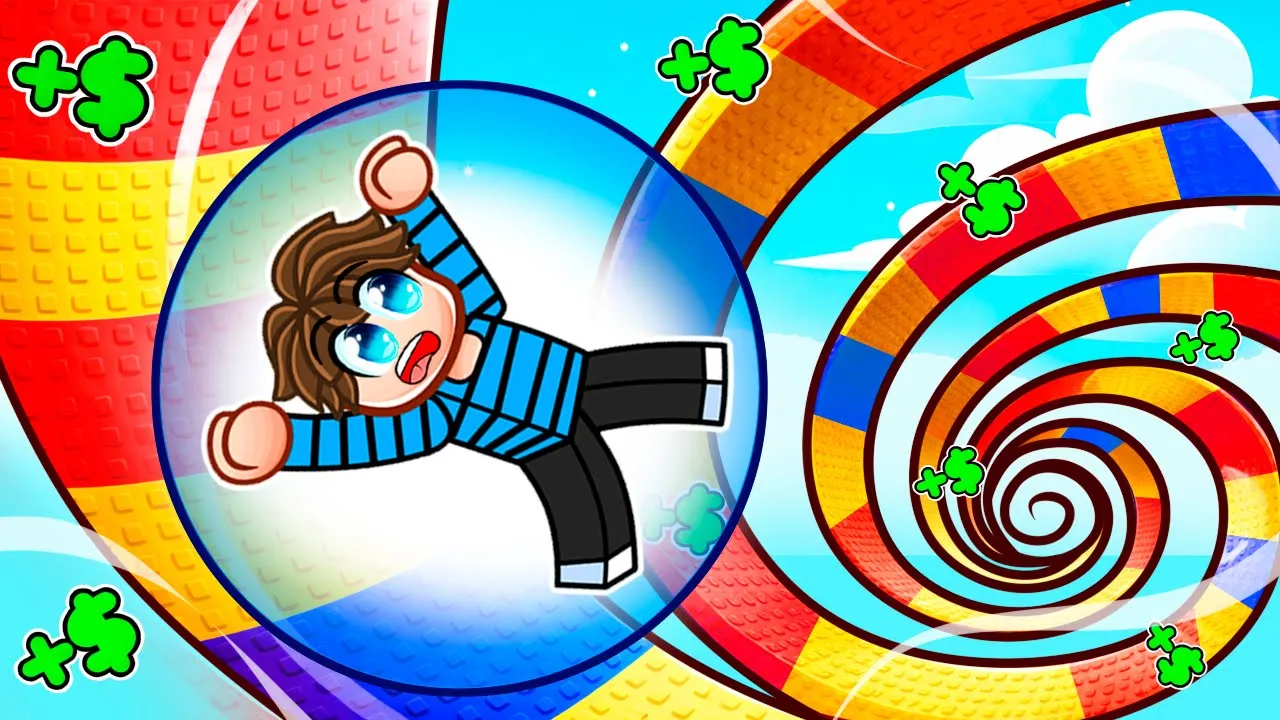 Jeg er Fanget i en KUGLEBANE i Roblox Build a Marble!