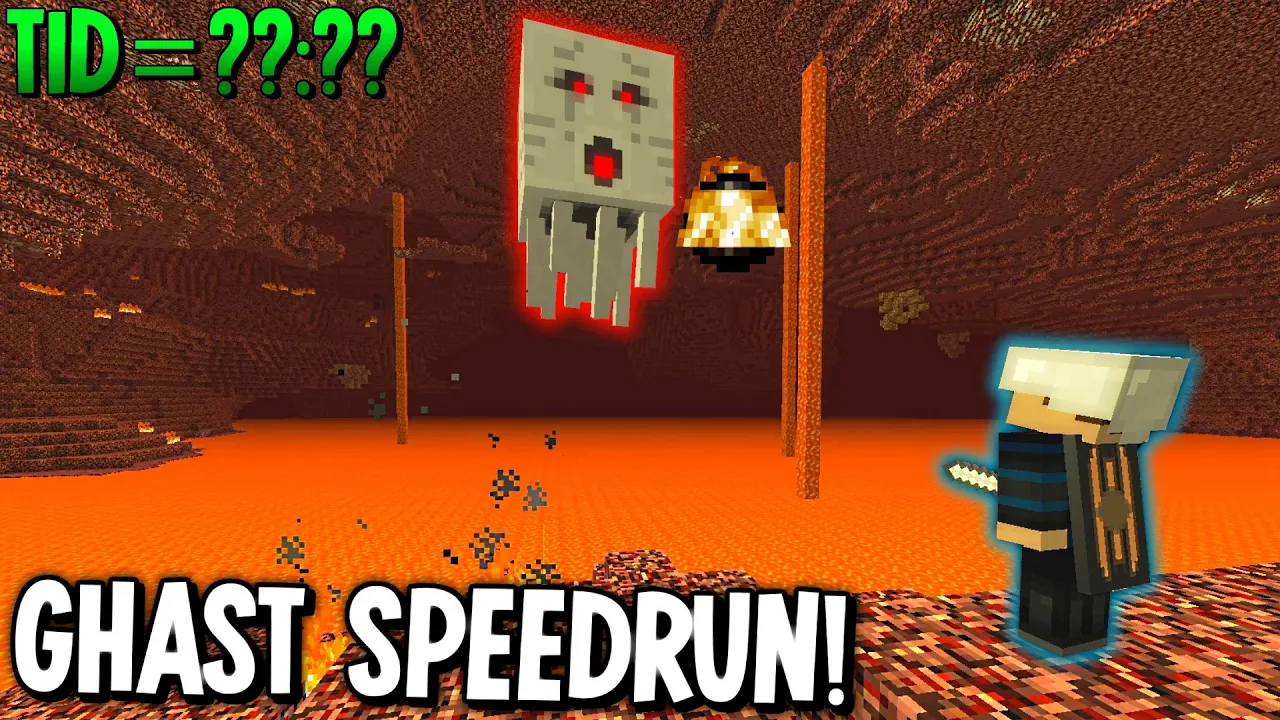 JEG SKULLE NAKKE EN GHAST HURTIGST MULIGT!! - Minecraft Speedrun #4