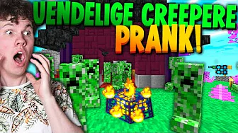 JEG PRANKER MED AT SPAWNE UENDELIGE CREEPERE!! - Prank Wars #40