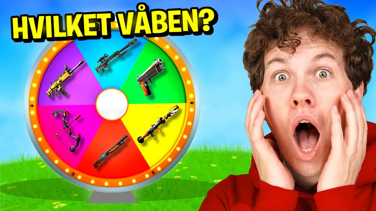 Lykkehjulet Bestemmer Mit Våben i Fortnite!