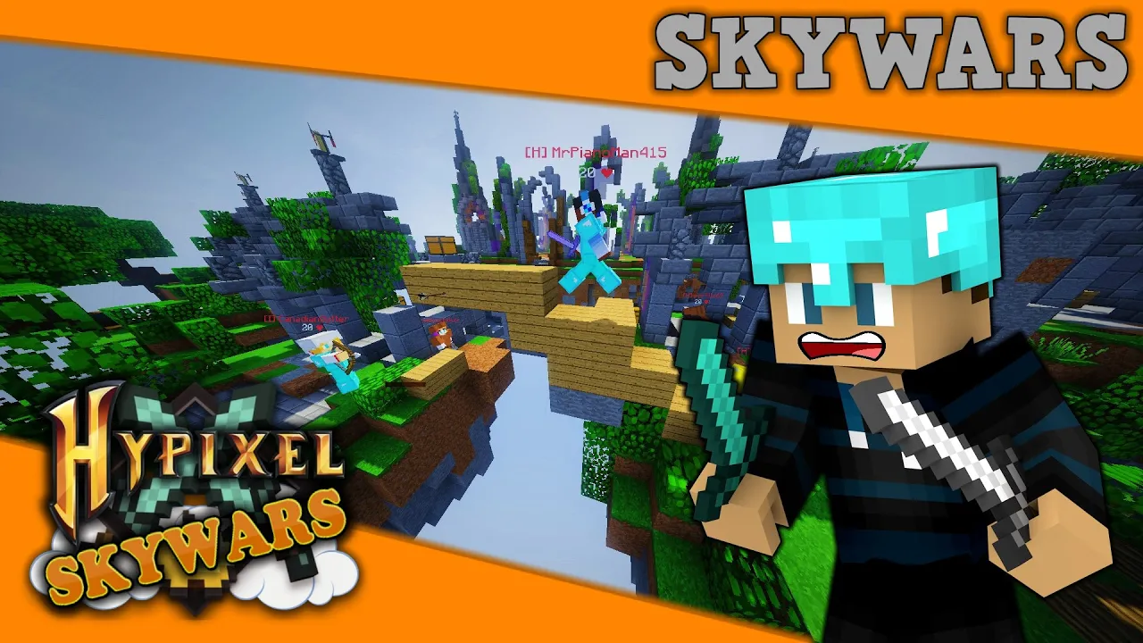 Dansk Minecraft - Skywars - EKSTREME KAMPE!