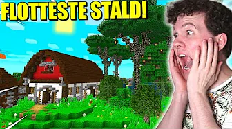 JEG BYGGER EN KÆMPE STALD I MIN BASE!! - Prank Wars #52