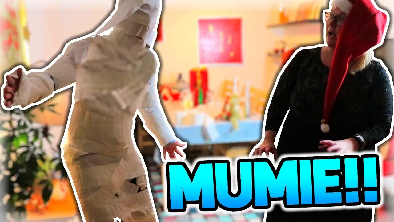 JEG BLIVER TIL EN MUMIE MED MIN MOR!!😱 - 3. Advent
