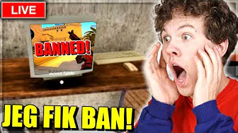 JEG BLEV BANNED I CSGO LIVE PÅ STREAM!! - Dansk Streamer Life Simulator
