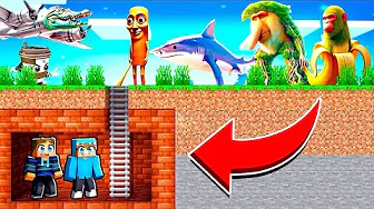 Jeg Byggede en HEMMELIG BUNKER imod ITALIAN BRAINROT i Minecraft!