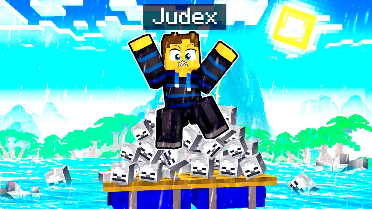 Jeg Bygger En KÆMPE Skelet Farm! - Minecraft Raft #5