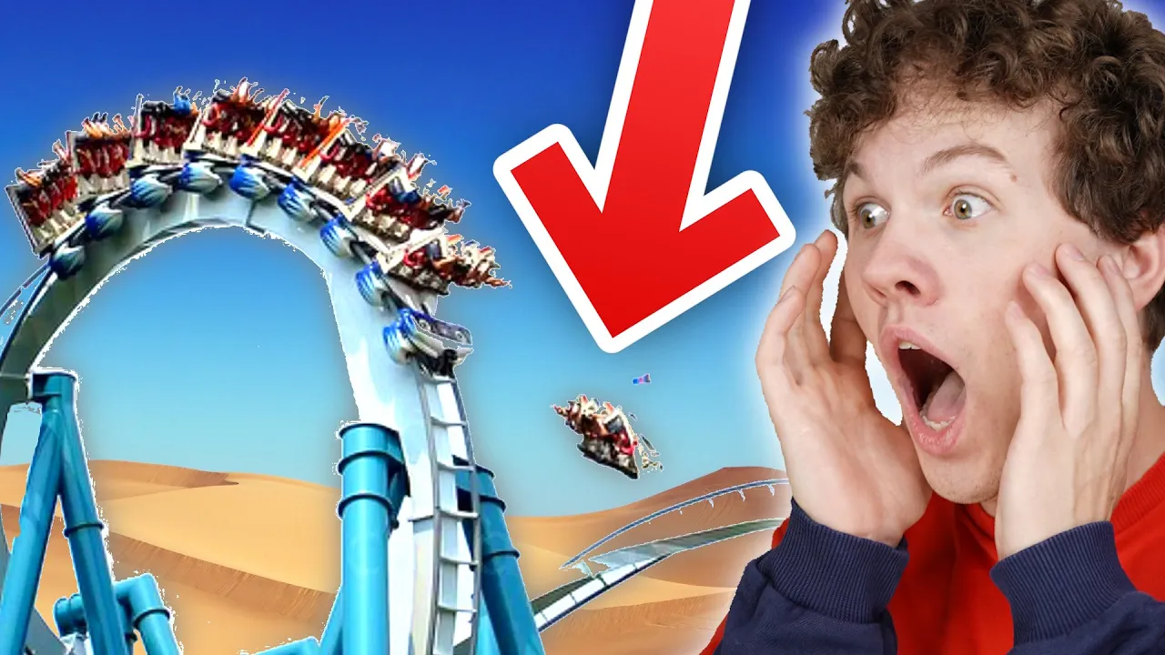 Jeg Bygger En ROLLER COASTER i En Ørken! - Park Beyond