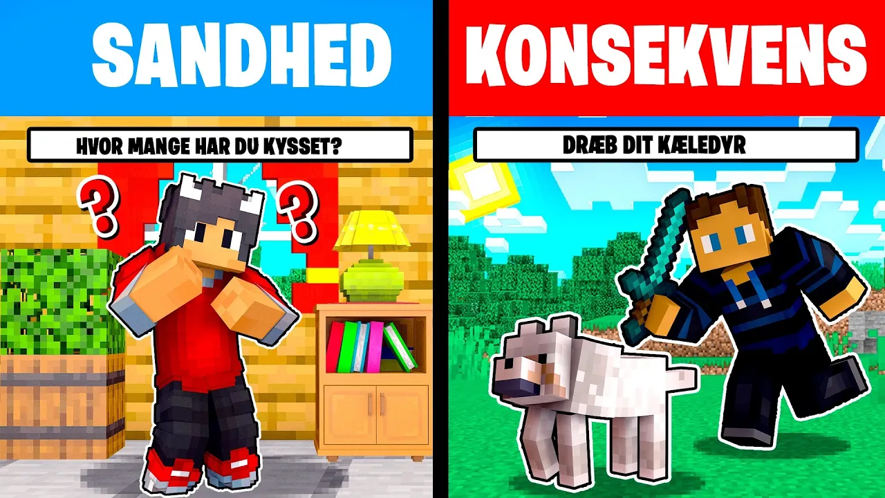 SANDHED Eller KONSEKVENS Med Shadys I Minecraft!