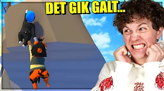 VI KÆMPER FOR AT KOMME OP AF KLIPPEN!! - Dansk Human Fall Flat