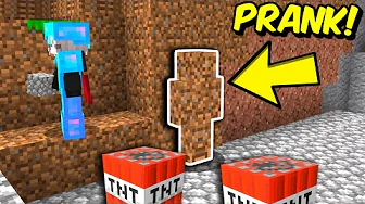 De 5 VILDESTE Pranks Man Kan Lave I Minecraft!