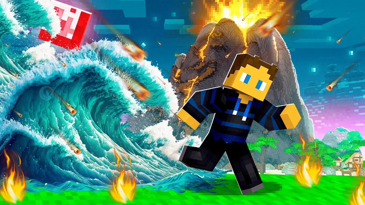 Kan Jeg Overleve 100 Naturkatastrofer i Minecraft!?