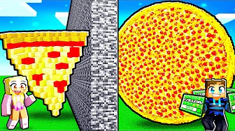 Jeg Snyder Min Kæreste i en PIZZA BYGGEKONKURRENCE i Minecraft!
