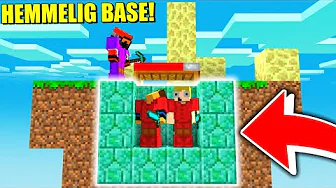 VI BYGGER EN HEMMELIG BASE I BEDWARS!! - (Med TrierGaming)