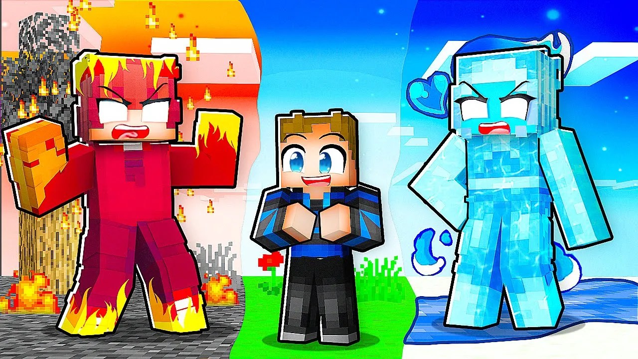 Jeg Bliver ADOPTERET af en ELEMENT FAMILIE i Minecraft!