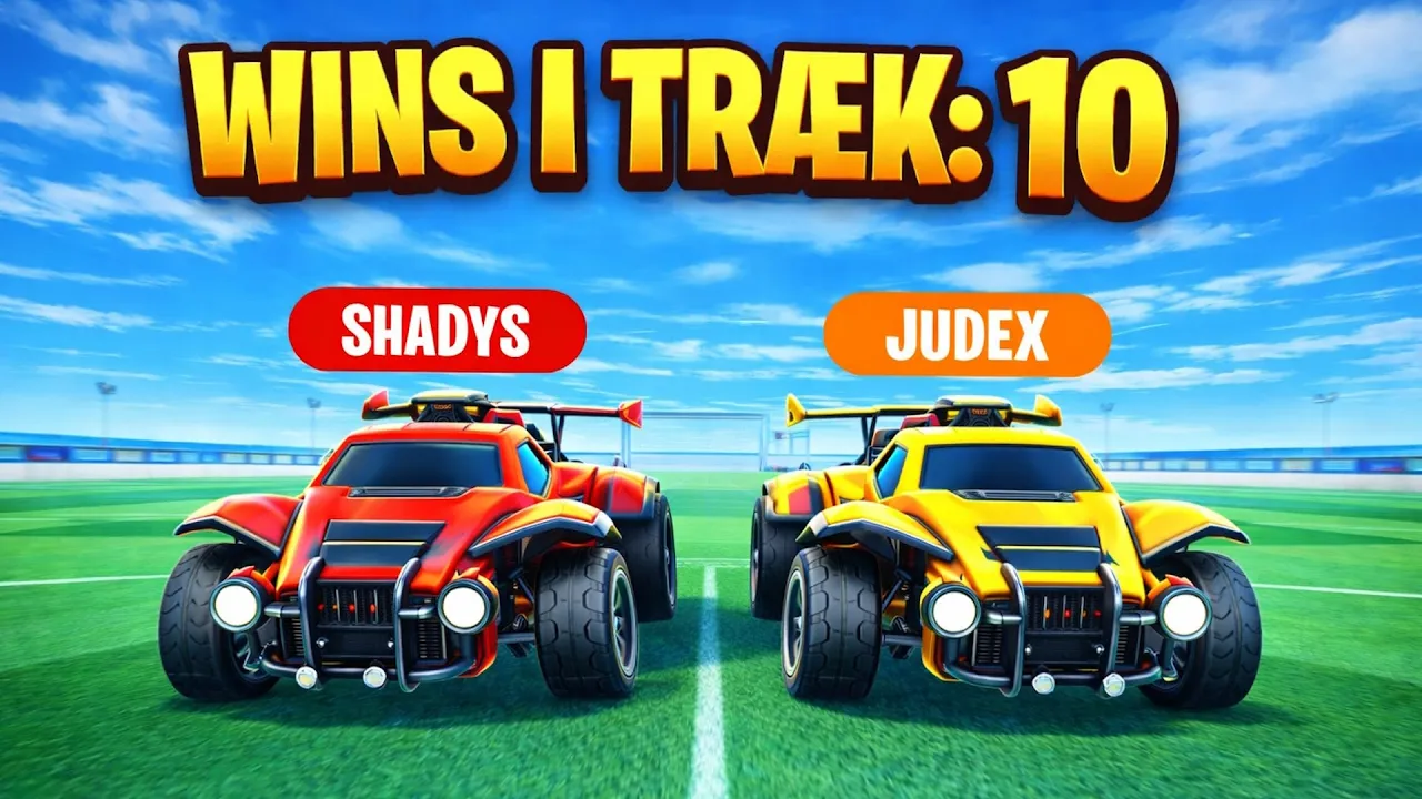 Vinder 10 Games i Træk Med Shadys i Rocket League!