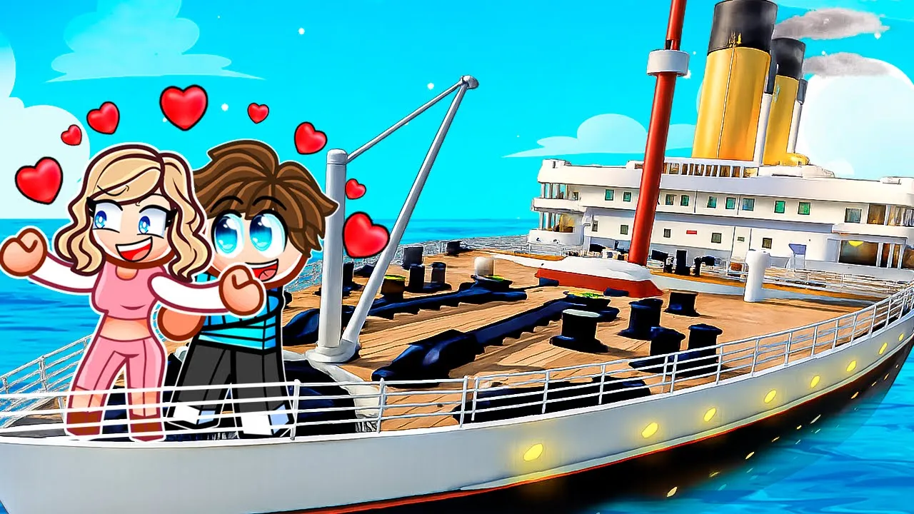 Jeg Inviterede Min Kæreste med Ombord på Titanic i Roblox...