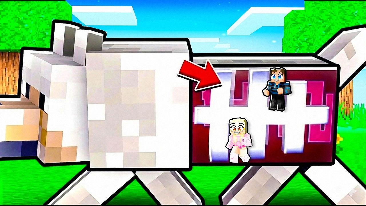 Judex og Nat Klarer Minecraft Inde i en HUND i Minecraft!