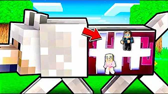 Judex og Nat Klarer Minecraft Inde i en HUND i Minecraft!