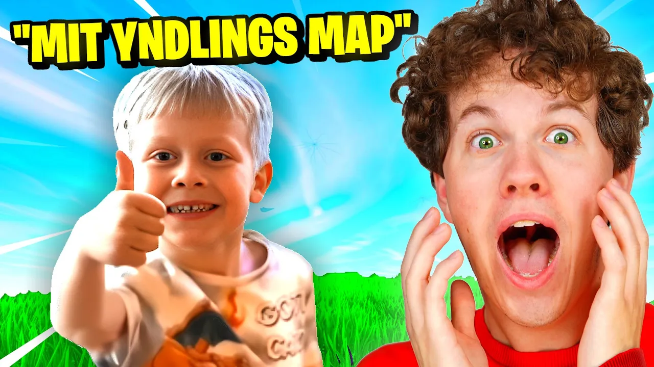 Frede På 6 År Viser Mig Sit Yndlings Fortnite Map!